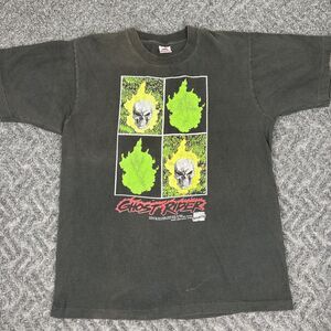 Vintage Marvel T Shirt Men’s L Ghost Rider 1992 Single Stitch Faded